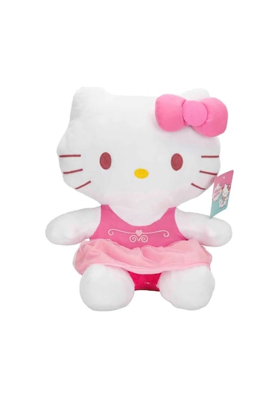 Peluş Hello Kitty Pembe Elbiseli Fiyonklu Peluş 36 Cm Pelüş