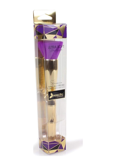 Gold Bamboo Kabuki Fondöten Fırçası Çok Renkli