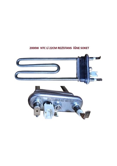 Ntc Li 2000w 22cm Çamaşır Makinesi Rezistansı İgne Soket