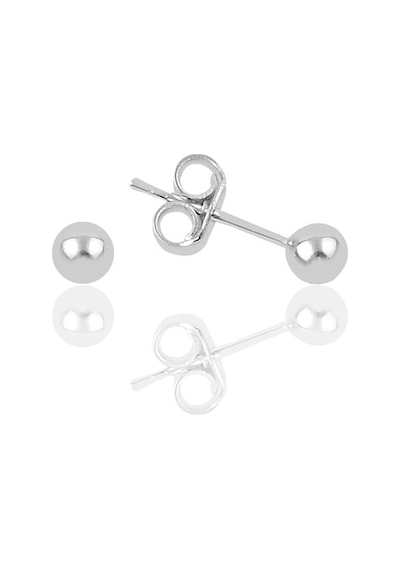 Gümüş 4 Mm Gümüş Top Küpe