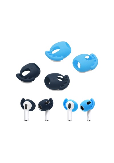 2 Çift Airpods, 3 Kulak Kancası, Kapak, Kavrama Uçları, Yedek Silikon Kulaklık Uçları, Airpods İçin 3 Kılıf, Kaymaz, Airpods, 3 Kanat Ucu, Koyu Mavi/mavi Sku: Zeusb09wdhyxmv