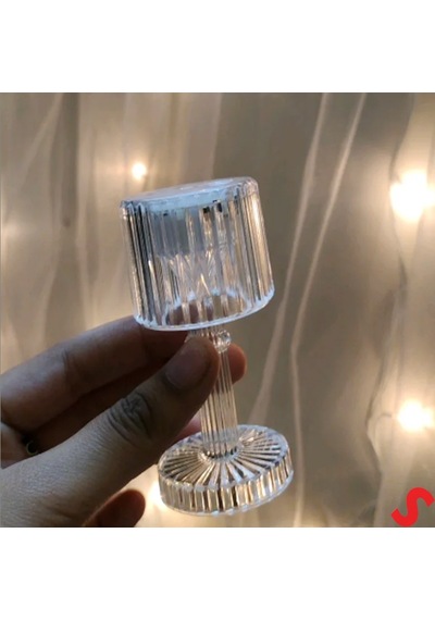 Retro Mini Masa Lambası Pilli Led Işık, 8,5cm X 4cm X 3 Adet