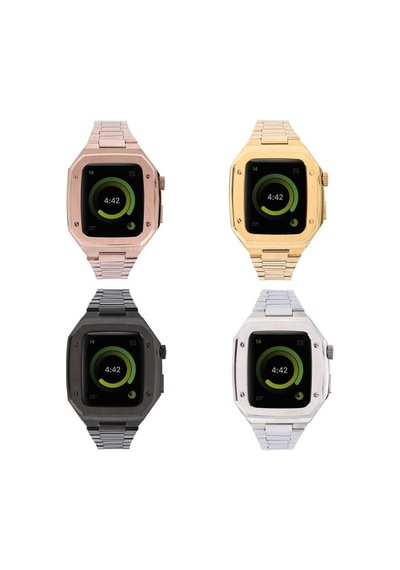 Watch 7 45mm Uyumlu Krd-64 Metal Frm Kordon Rose Gold