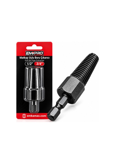 Matkap Uçlu Boru Çıkarıcı 1/2 Inc -3/4 Inc 5570