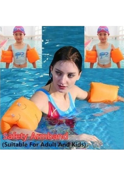 Şişme Yüzme Kolluğu Her Yaşa Uygun Turuncu