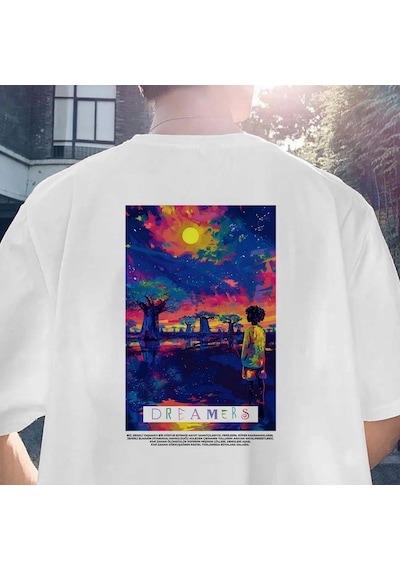 Dreamers Serisi No:9 T-shirt - Gri