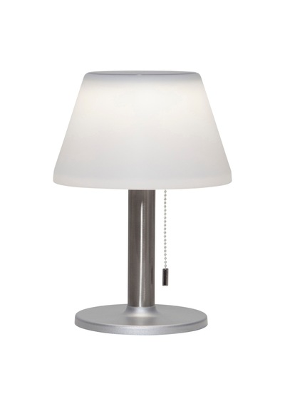 Solia Güneş Enerjili Led Masa Lambası, 3 Parlaklık Seviyesi, Ip44, 200 Lm, Iç Ve Dış Mekan Gri