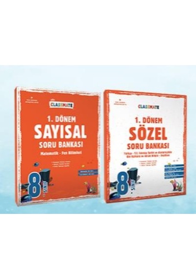 Okyanus 8. Sınıf Classmate 1. Dönem  Soru Bankası Seti