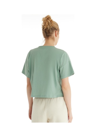 Blackspade Kadın T-shirt 60552 - Yeşil Yeşil
