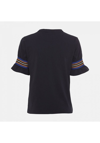Lacivert Fila Kadın T-shirt Puffed Tw411140 Lacivert