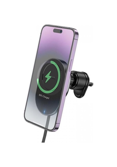 Hoco Hw12 Kablosuz Sarjli Araç Içi Havalandirma Manyetik Telefon Tutucu Hoco