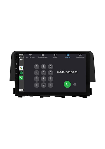 Honda Civic Fc5 Android Multimedya Sistemi 2016-2021 Crv-4146xaa