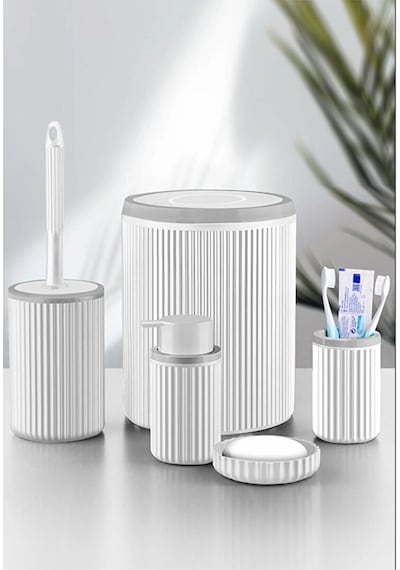 Koçtaş 5 Li Banyo Seti Beyaz