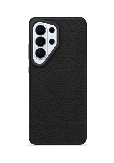 Premium Fabric Cover Obsidian Noir Galaxy S25 Ultra Siyah