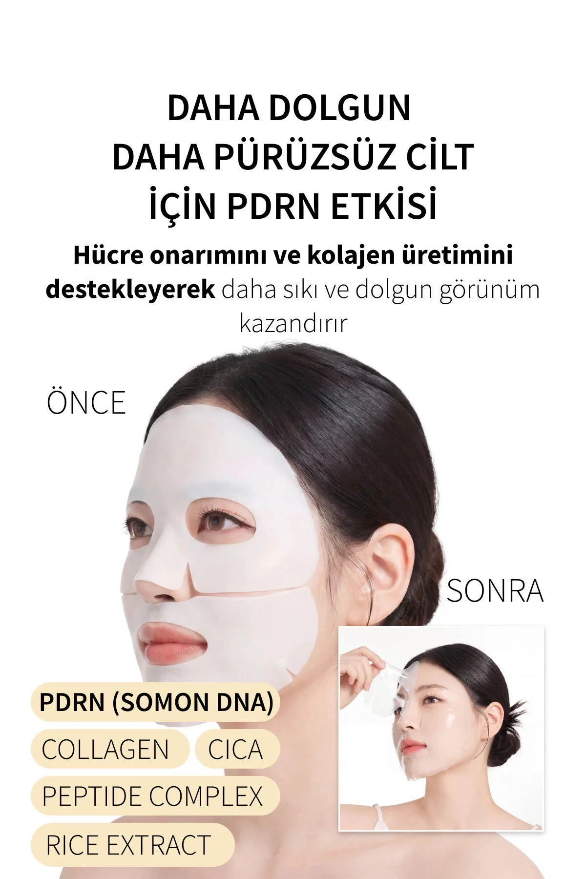 Resh Lab Pdrn Collagen Gel Mask - Kolajen Ve Pdrn İçeren Hydrogel Yüz Maskesi