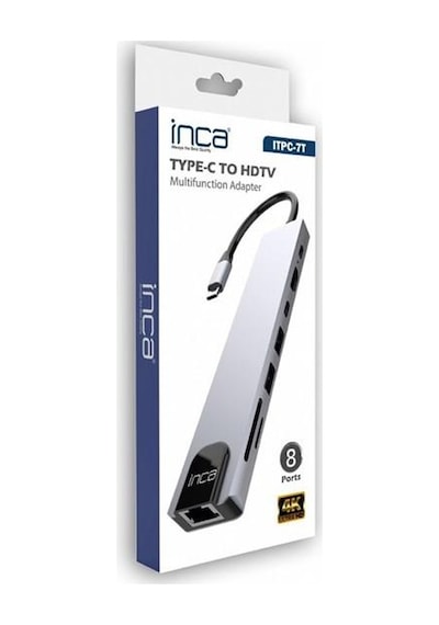 Inca Itpc-7t Gigabit Çok Portlu Type-c Ethernet
