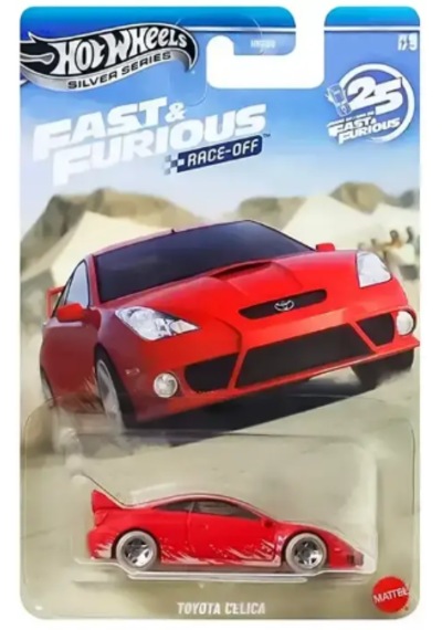 Hot Wheels Silver Series Fast & Furious Race Off Toyota Celica - Hnr88-jkx15