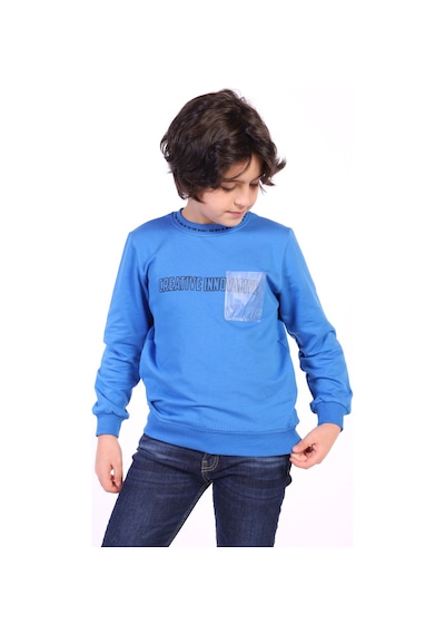 Toontoy Kids Toontoy Erkek Çocuk Creatıve Innovatıve Baskılı Sweatshirt Saks