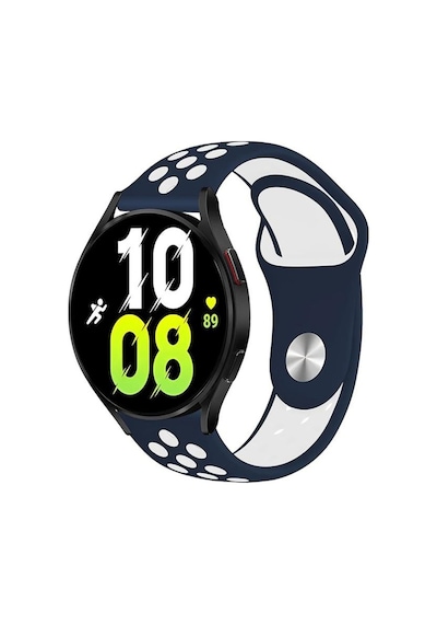 Forzacase Honor Watch Magic / Magic 2 46mm Uyumlu Delikli Silikon Kordon Kayış - Fc137 Lacivert