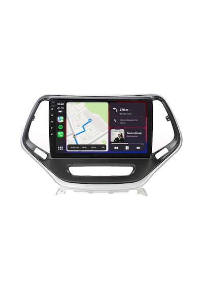 Jeep Cherokee Android Gri Multimedya 2014-2015 Carplay Android Auto Navigasyon 6gb Ram 64gb 10"