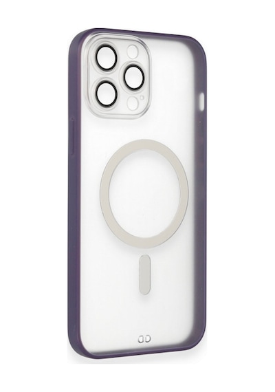 Apple iPhone  Uyumlu,  14 Pro Max Kılıf Grand Magneticsafe Kapak - Mor