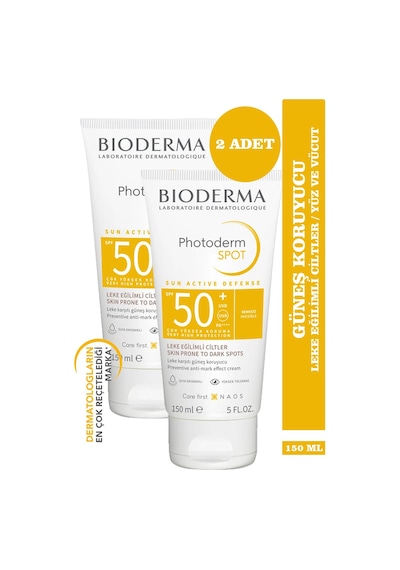 Bioderma Photoderm Spot Güneş Kremi SPF50+ 2 x 150 ML