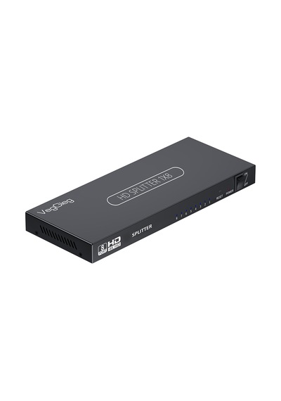 Veggieg 1080p Full Hd 1 Giriş 8 Çıkış Hdmı Splitter Görüntü Ayırıcı Bölücü Adaptör