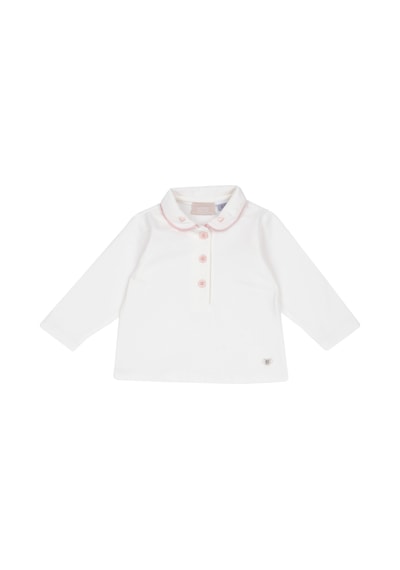 Chicco İşlemeli Polo Gömlek 09100187000000 000030 Beyaz