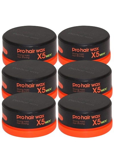 Morfose Men Pro Hair Wax Strong Hold Turuncu 150 Gr 6 Adet