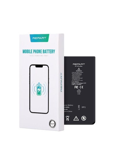 İphone 14 Pro Max Uyumlu Güçlendirilmiş Yüksek Kapasite Batarya - 4690 Mah