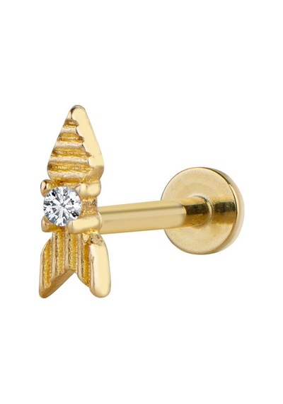 Goldkupe Taşlı Ok Piercing-6476