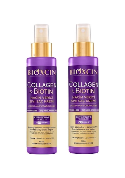 Bioxcin Collagen & Biotin Hacim Verici Sıvı Saç Kremi 2 x 150 ML