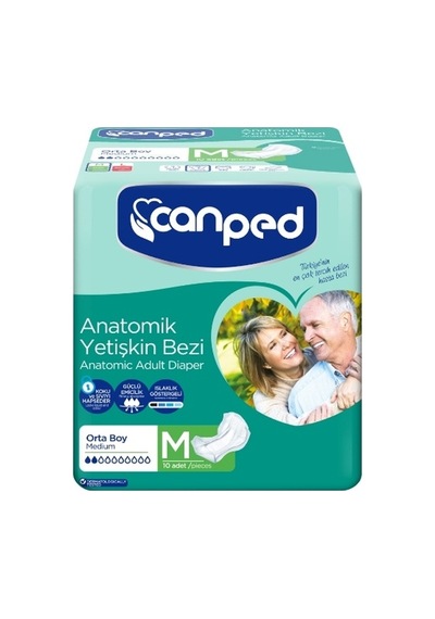 Canped Anatomik Hasta Bezi Orta 4 x 10'lu
