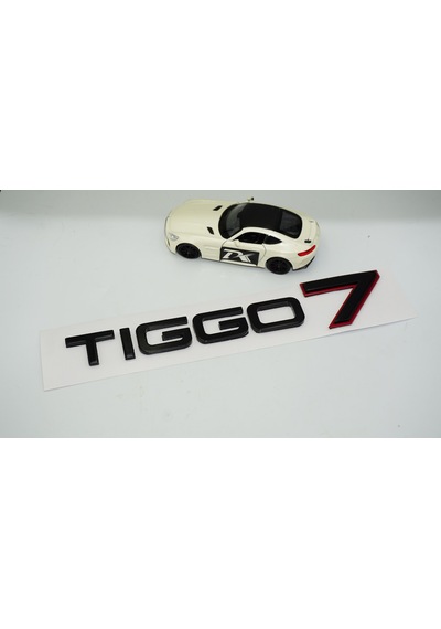 Dk Tuning Chery Tiggo 7 Bagaj Kırmızı Siyah Abs Yazı Logo Amblem Bagaj Arma