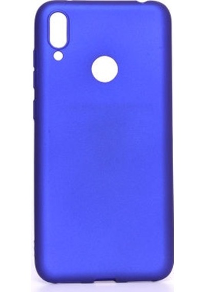 Huawei Y7 Prime 2019 Kılıf Esnek Yapılı İnce Slim Silikon Kapak Ryc/premier Lacivert