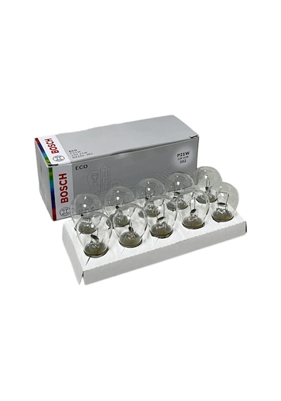 Eco 12v 21w 93 Ba15s Tek Duy, Düz Tırnak, Sinyal, Fren, Stop, Sis Ampulü 10 Adet