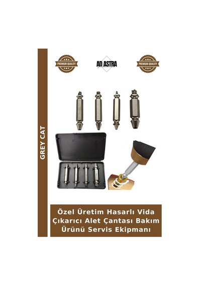 Özel Üretim Hasarlı Vida Çıkarıcı Alet Çantası Bakım Ürünü Servis Ekipmanı