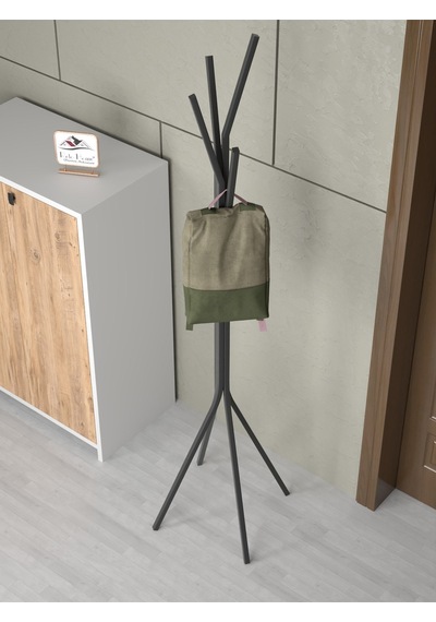 Retodesign Metal Papatya Askı Siyah 2076s