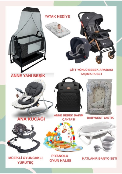 Bebeğinizin Tüm İhtiyaçları Lüx Bebek Çeyiz Seti Kaçırılmaycak Fırsat