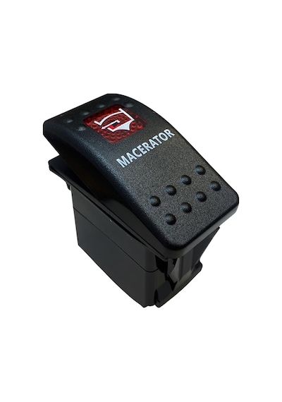 Macaratör Işıklı 3p On-off 12-24v Marın Swıtch Ic-134m-s7
