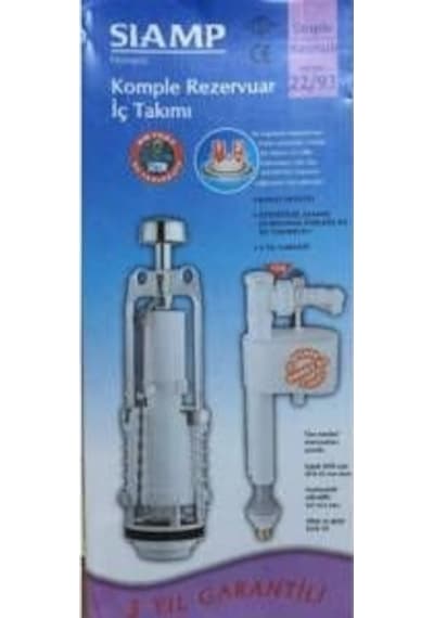 Siamp Rezervuar İç Takımı Basmalı Sistem Beyaz