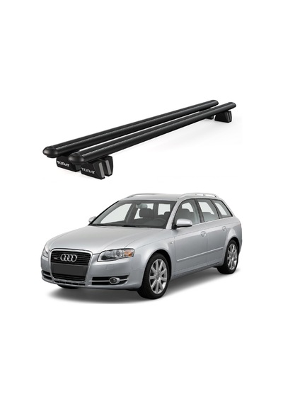 Pençe Audi A4 Avant 2001-2008 Uyumlu Siyah Ara Atkı Port Bagaj Tavan Barı