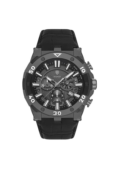 Wainer Quartz Erkek Kol Saati Wa.14000-e Altın - Mavi