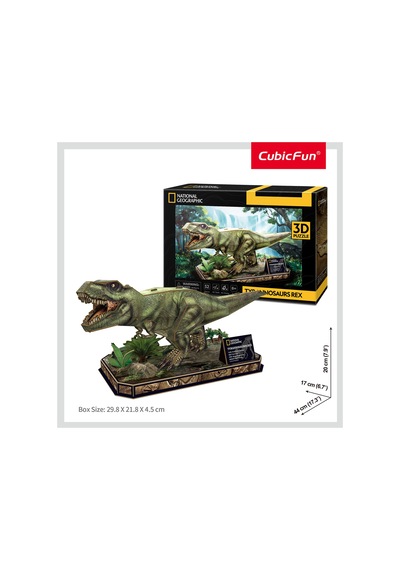 National Geographic - Tyrannosaurus Rex 3d Puzzle Ds1051h