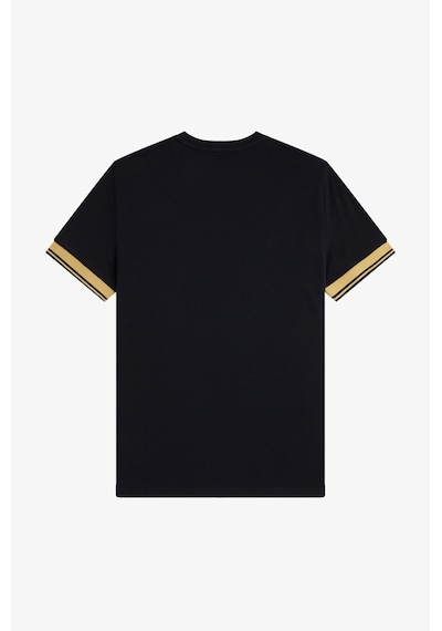 Fred Perry M2396-90a Twin Tipped Cuff Erkek Tişört Siyah