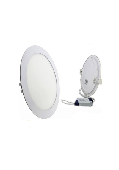 12 Watt Led Slim Panel Spot - 6500K - Beyaz Işık -20 Adet