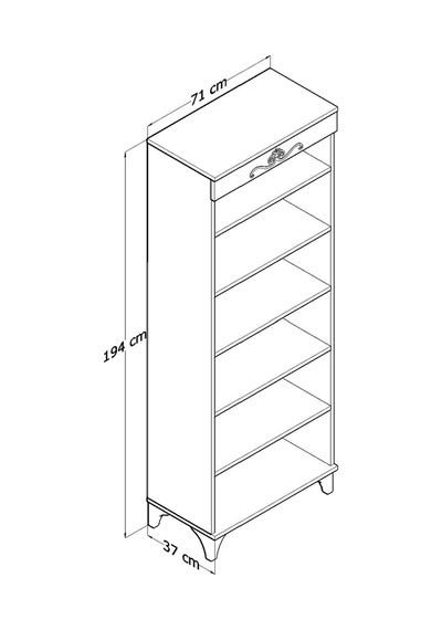 Esmopa.Mobilya Büyük Ve Geniş Kitaplık