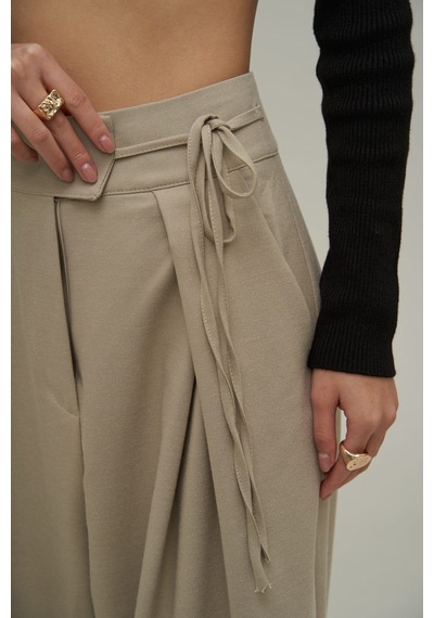 Mai Collection Mai Studios Co. Carmen Olive Green Palazzo Pantolon Olive