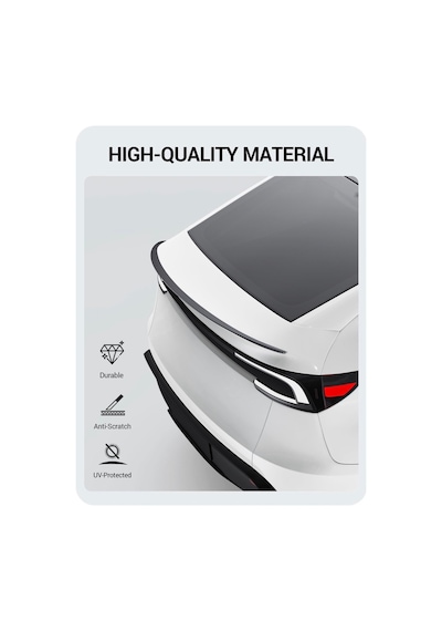 Tesla Model Y Juniper 2025+ Uyumlu Bagaj Üstü Karbon Görünüm Spoiler İthal Abs Plastik A+ Kalite