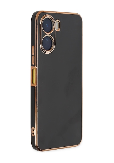 Cosmotex Newface Vivo Y16 Kılıf Volet Silikon - Siyah